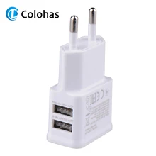 Европейский/США/Канада ЕС США штекер двойной порт путешествия дома стены usb зарядное устройство для samsung Galaxy S4 5 Note 2 3 LG sony zte Pad