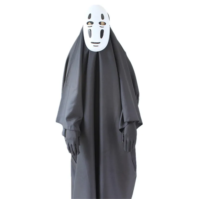 Anime Spirited Away Cosplay Costumes Kaonashi Cosplay Costume Uniforms Halloween Party Sen To Chihiro No Kamikakushi Cloak