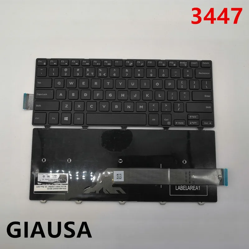 95% новые) для Dell Inspiron 14 3000 серии 3441 3442 3443 3445 3446 3447 3449 3451 3458 3459 ноутбук без Подсветка клавиатура