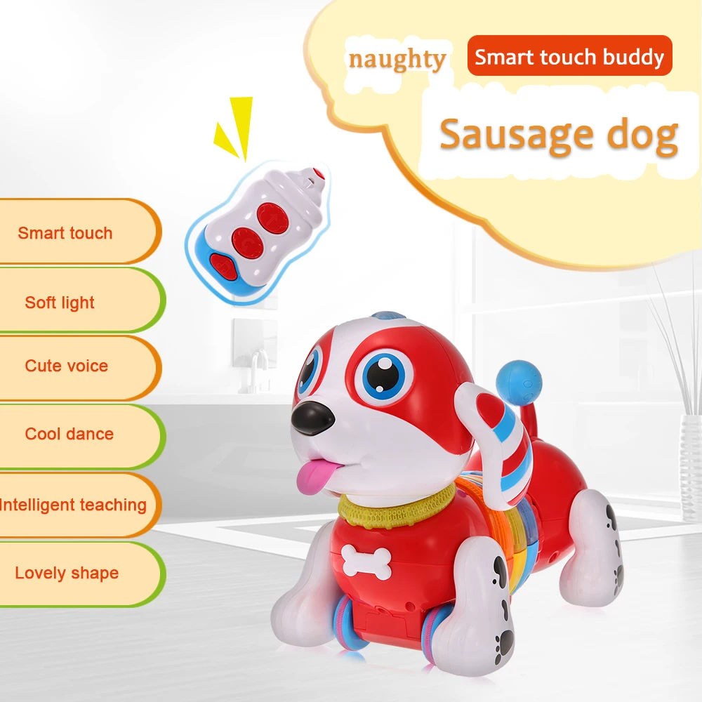Игрушки CANHUI IR RC Smart Dog Sing танцы ходячие с сенсорным управлением робот собака