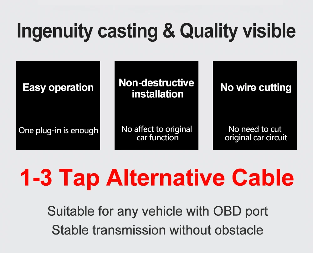 AUTOOL OBD2 кабель от 1 до 3 конвертер адаптер 50 см OBD2 сплиттер y-кабель J1962M до 3-J1962F сплиттер OBD2 удлинитель