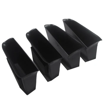 

4Pcs Car Armrest Container Door Storage Organizer Box Styling Glove Storage Box Door Organizer Case for Tiguan 2010-2016
