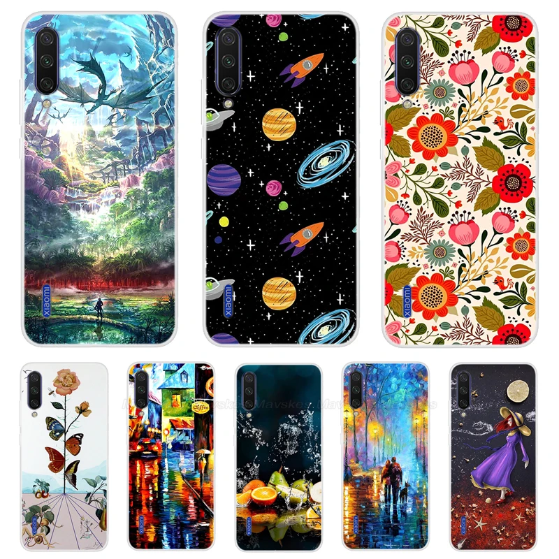 

Mask Pattern Printed Cartoon Phone Case For Xiaomi Mi CC9 Case Mi9 SE Cover Cases for Xiaomi Xiomi Mi 9 SE 9SE CC9 cc9e Bumper