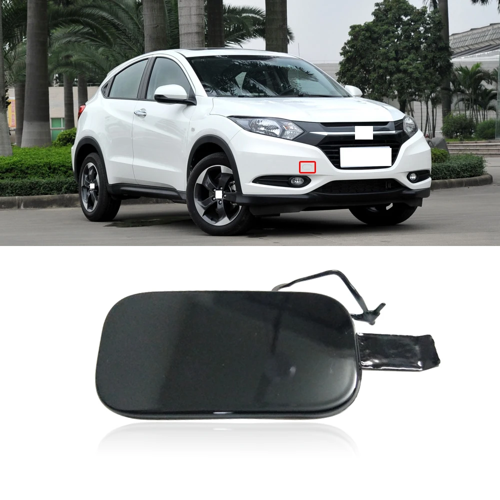 Крышка QX для Honda Vezel HRV- передний бампер буксировочный крюк крышка прицепа отверстие крышка буксировочная Тяговая крышка отделка капота 71104-T7A-000