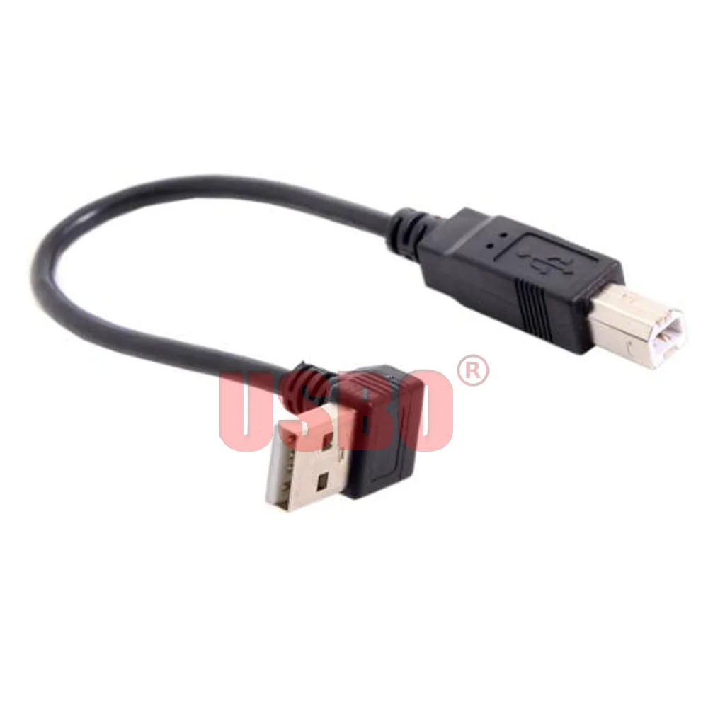 Высококачественный локоть 90 градусов черный 0 2 м USB стандартный штекер принтер