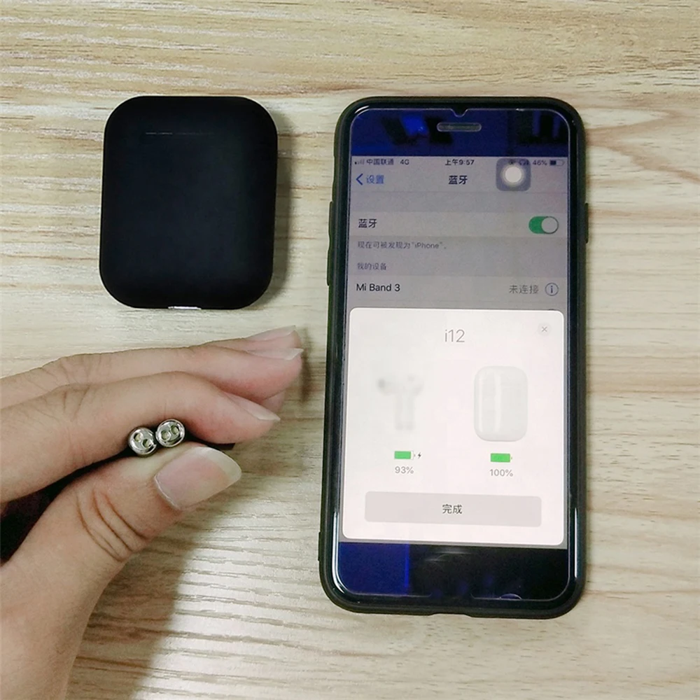 Оригинальный i12 наушники-вкладыши TWS с Беспроводной Bluetooth 5,0 наушники Спортивный Пот наушников Touch Портативные наушники для i10 i20