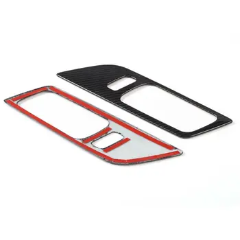 

2015-19 Cover Trim DIY Item 2pcs Carbon Fiber High-Quality ABS Car Door Frame