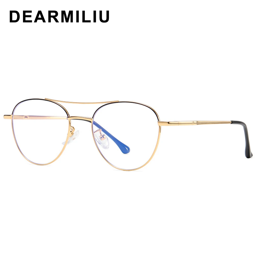 DEARMILIU Новые голубые световые блокирующие линзы для женщин овальная оправа легкая текстура классические очки полная оправа прозрачные линзы для мужчин
