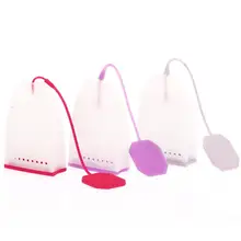 1 шт. силиконовый ситечко для чая в пакетиках ПЕРФОРИРОВАННОЕ ситечко для трав и специй фильтр диффузор кухонный Кофе Чай сито для специй инструмент