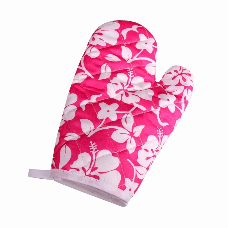 A1 Heatproof Cotton Oven Mitts Microwave Glove Insulated Non-slip Glove Kitchen Cooking Thickening Oven Mitt Tools Gadget - Цвет: A1