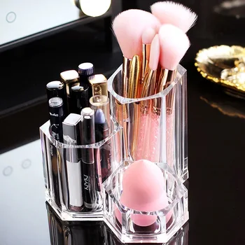 

Multi-functional Acrylic Cosmetic Storage Box Makeup Organizer Jewelry Nail Polish Makeup Container Desktop Sundries Storage Box