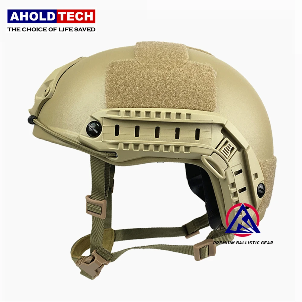 Aholdtech Genuine ISO NIJ IIIA Lightweight Tactical FAST High Cut Bulletproof Ballistic Helmet For Army Military Police