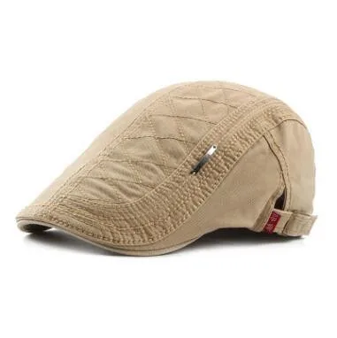 SILOQIN унисекс весна осень модные хлопковые береты тренд Snapback Регулируемый размер Досуг Туризм движения кепки с козырьками шляпы для пар - Цвет: Khaki