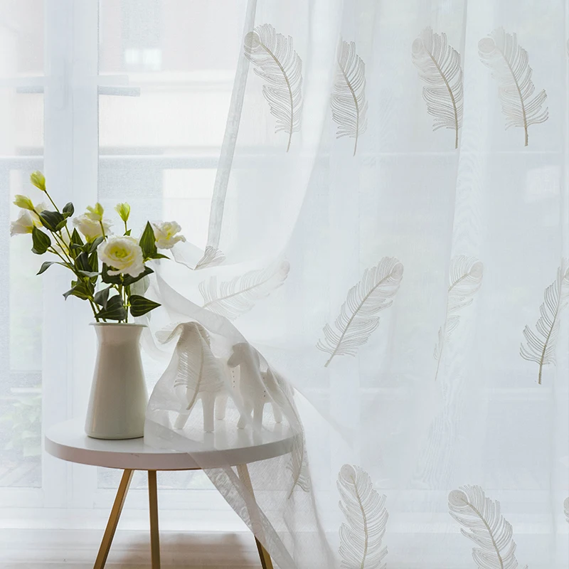 

Tulle Curtains for Living room the Bedroom Sheer Curtains for Kitchen Window Screening Customize Finished Drapes Voile Curtain