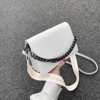 

Small square bag female bag 2020 new Korean version of the ladies retro shoulder messenger bag high quality chain handbag