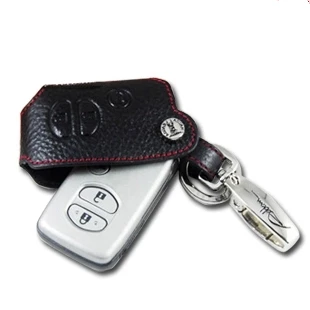 Кожаный чехол FUNDUOO для Toyota Camry Highlander Land Cruiser|smart key case|leather fob holderkey holder |