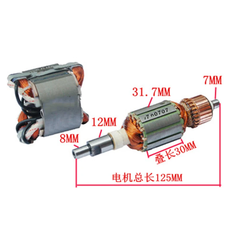 Ac220230v Armature Rotor Stator Replace For Makita 9035 Sander Orbital