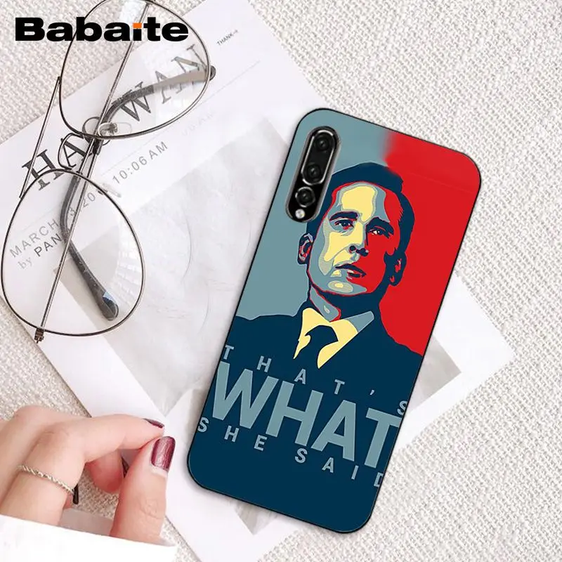 Чехол для телефона Babaite с надписью Майкл Скотт Huawei P20 P30 Pro P20Lite P30Lite PSmart P10