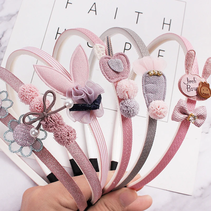 

1 PC Girls Headband Children Glitter Bows Headband Kids Sweet Head Hoop Party Highlight Wedding Head Wear