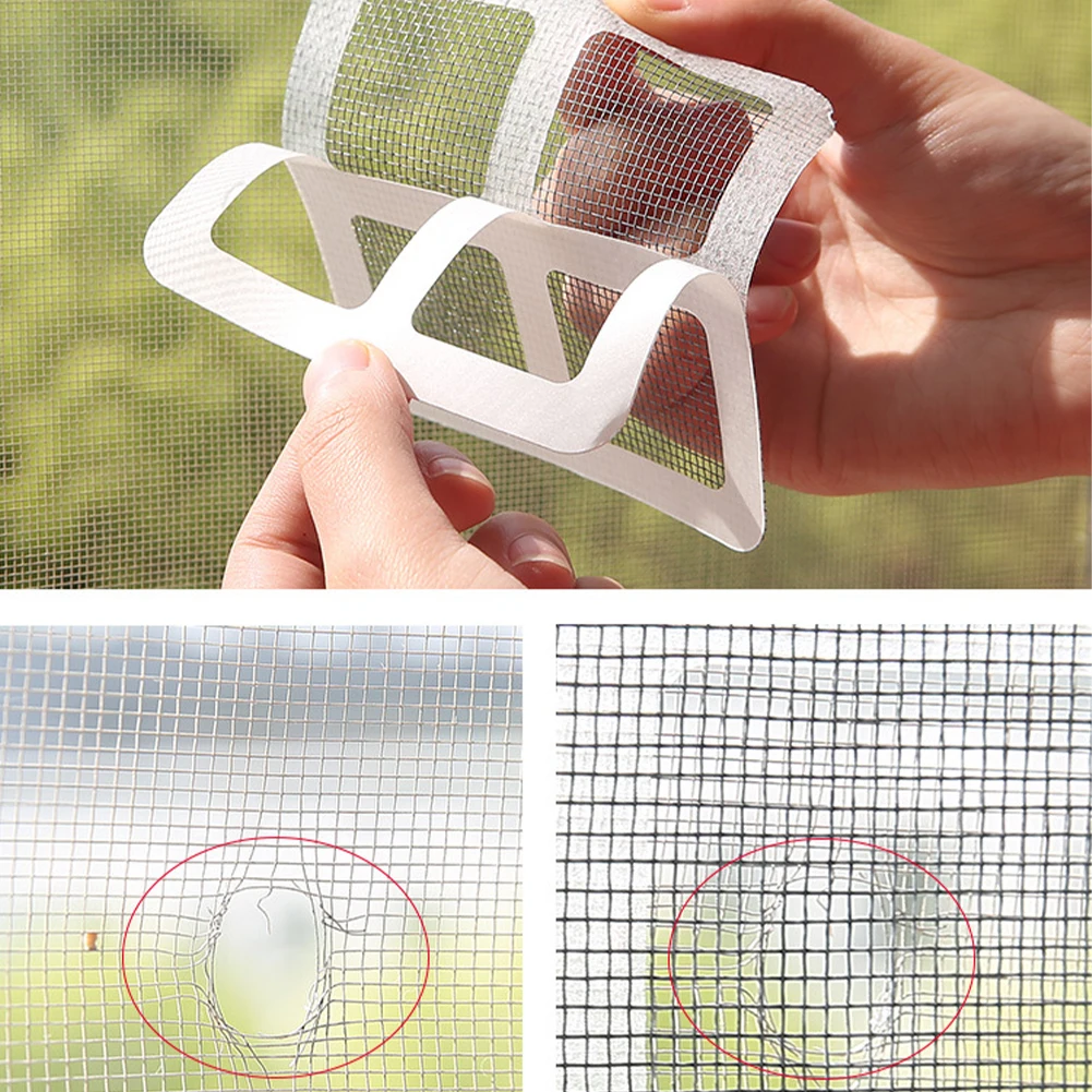 3/5/10Pcs Anti Insect Fly Bug Door Window Mosquito Screen Net Repair Tape Patch Self Adhesive