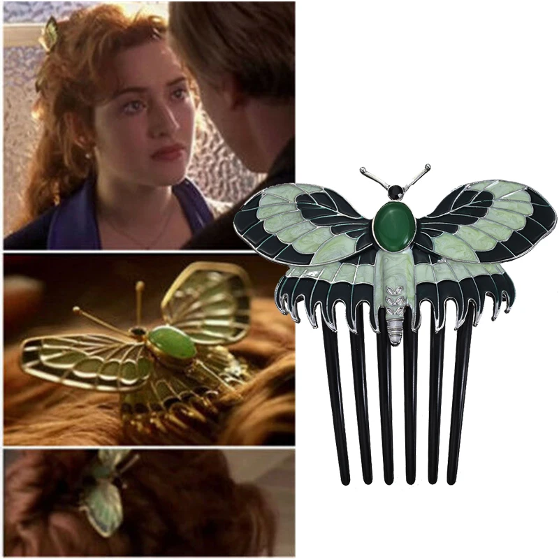 Butterfly Titanic Hair Clips Titanic Butterfly Hair Comb Hair