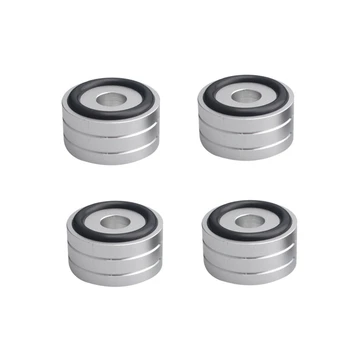 

2020 New 4PCS 20*8mm Aluminum Alloy Amplifier Feet Shock Absorber Speaker Feet Pads