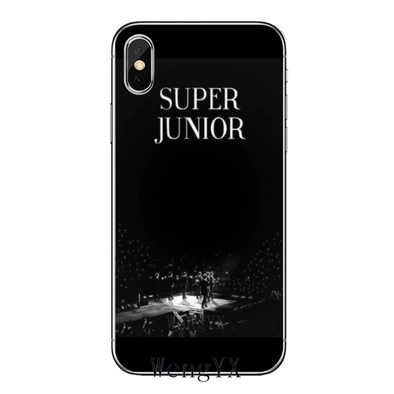 Прозрачный чехол для телефона Super Junior Kpop для Xiaomi Redmi Note 7 6 6A 5A 4 4A 3 pro S2 5 плюс 4x Pocophone F1 - Цвет: Super-Junior-A-02