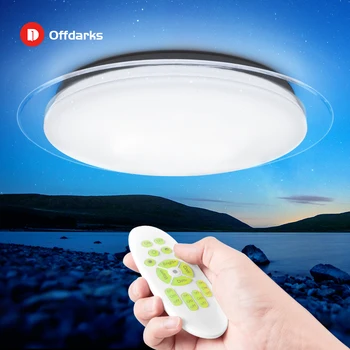 

OFFDARKS Original modern Smart LED Ceiling Lights 25W 60W lamp Remote Control Dimming Bedroom Living Room Intelligenc Lighting