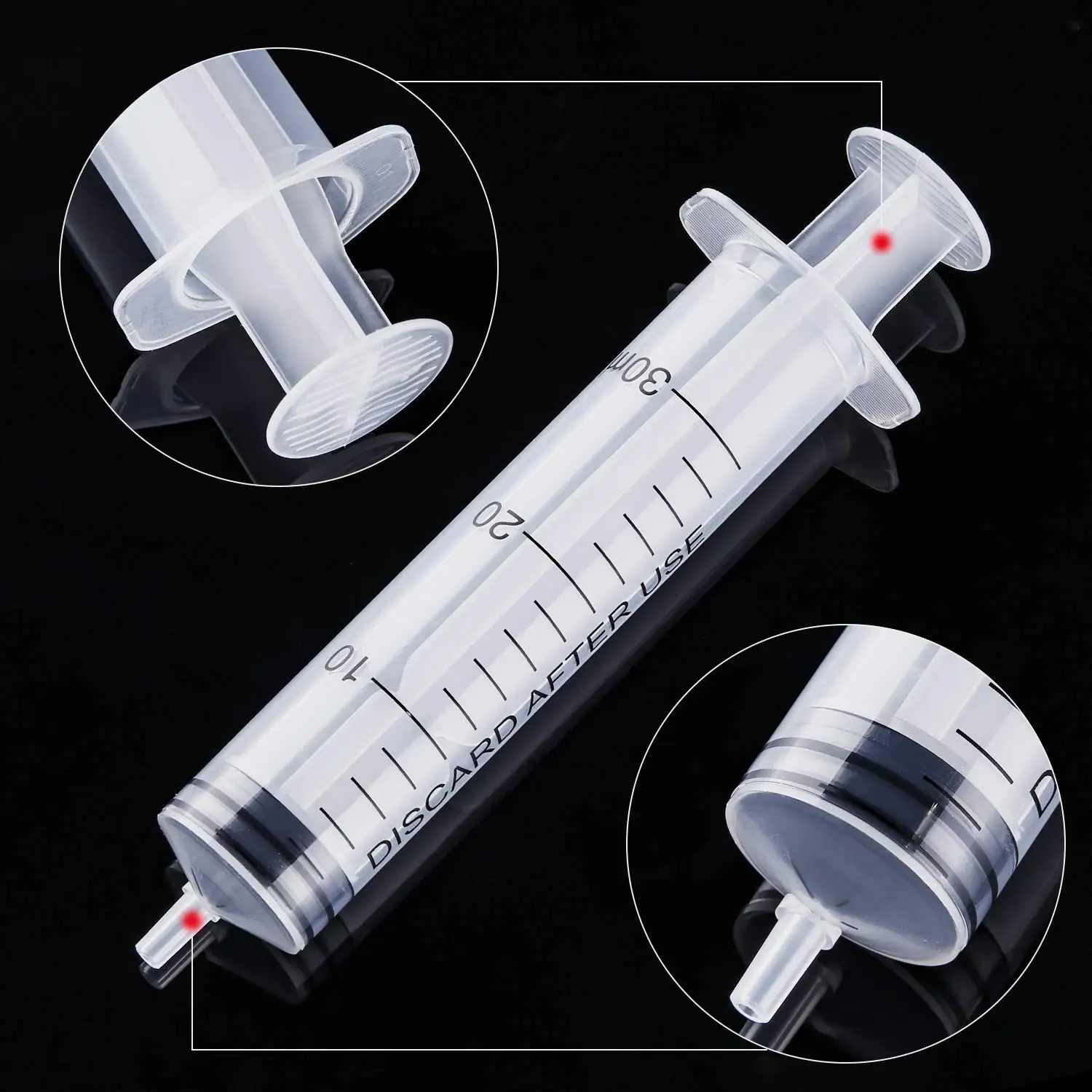 Sterile Syringe Nutrient Measuring Tools Cat Dog Feeding Plastic Reusable Nutrient Syringe Lip Gloss Filling Tools 5/10/20/30ml nutrient syringe