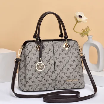 

2020 autumn and winter new handbag shoulder messenger bag casual fashion middle-aged ladies handbag tote bags for women