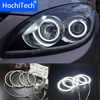 

HochiTech Ultra bright SMD white LED angel eyes 2500LM 12V halo ring kit daytime running light DRL for Hyundai i30 2008-2011