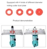 Electric Trimme Router Table Insert Plate Woodworking Benches Table Saw Wood Milling Engraving Slotting Trimming Carving Router 4