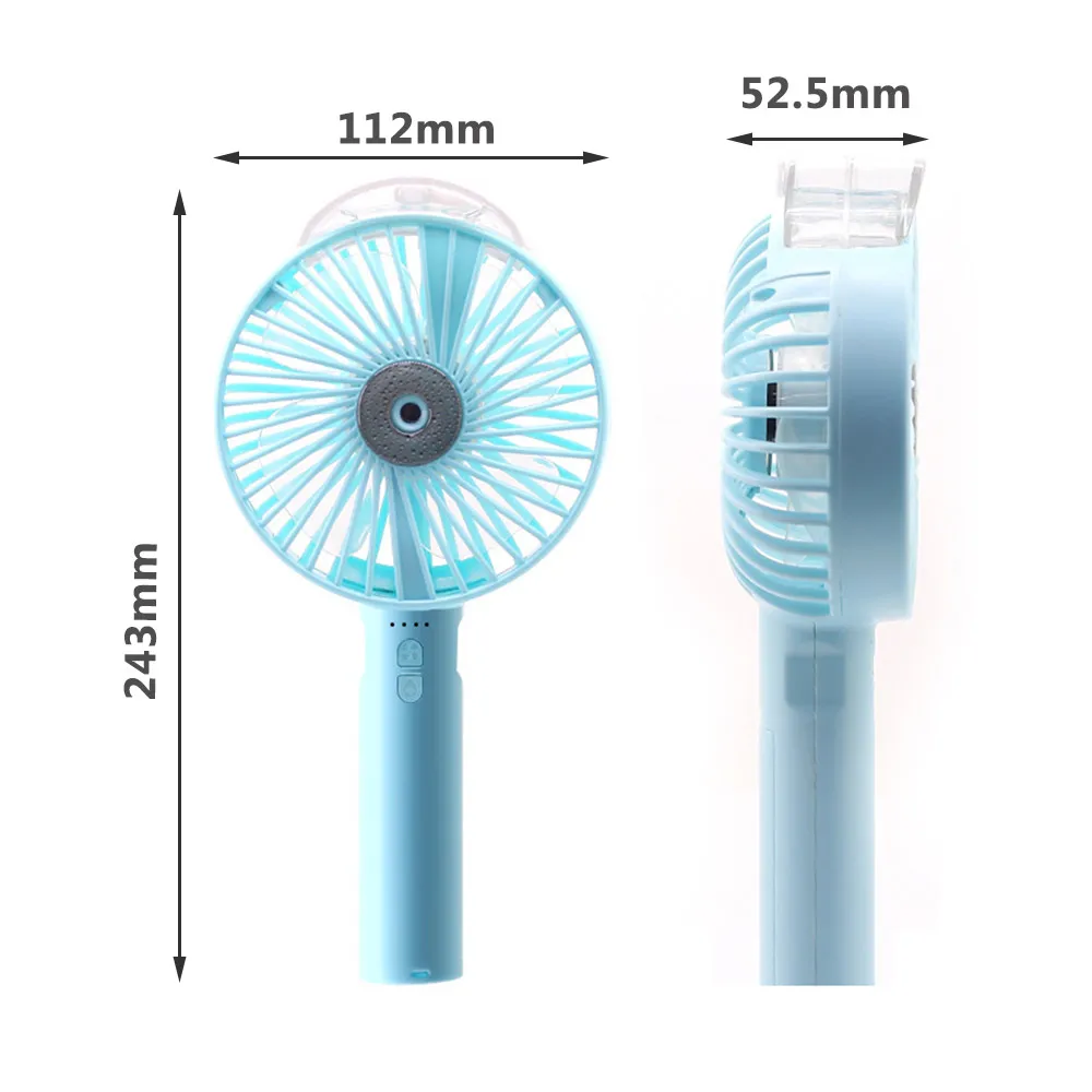 Мини вентилятор с водяным распылением USB зарядка|Вентиляторы| |