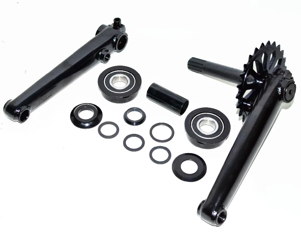 BMX Chainwheel with Crank Bearing, BMX Accessories, 25T, 170mm