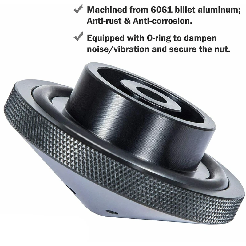 Trolling Motor Prop Nut Durable Eliminator Trolling Motor Prop Nut Fit Compatible with 35-70 Lbs MinnKota GFEL-MKS-BK-DP Aluminum Alloy Marine A5KD