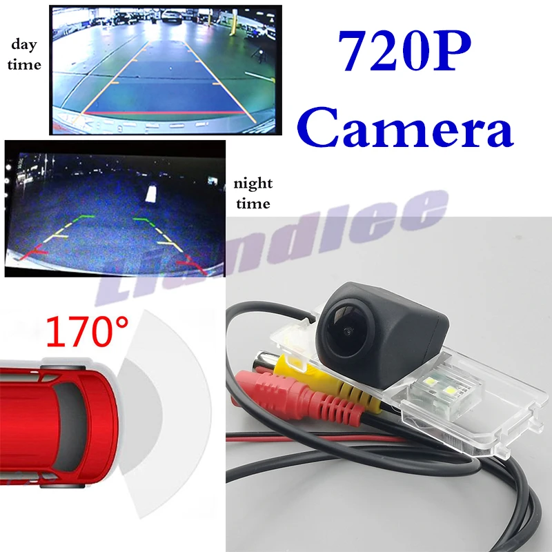 

For Volkswagen VW Derby 2006 2007 2008 Car Rear Camera Big CCD Night View Backup Reverse Vision 720 RCA WaterPoof CAM