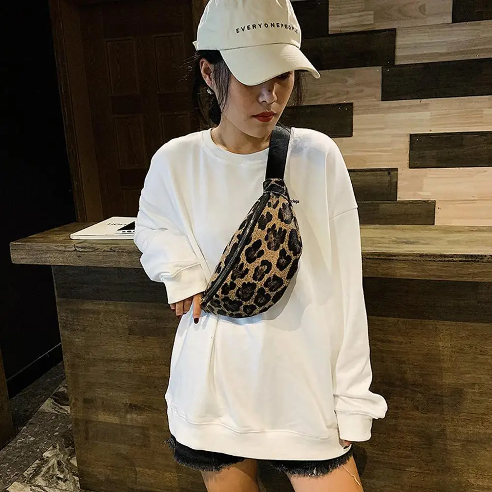 leopard fanny packs