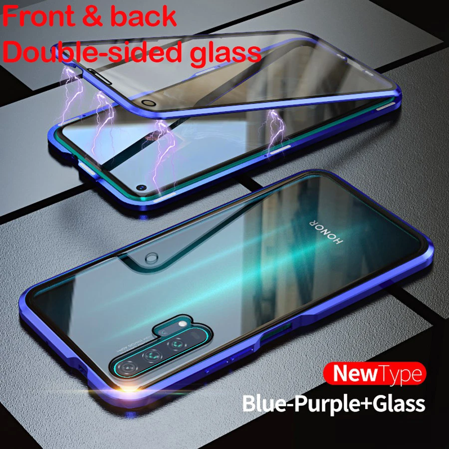 Металлический магнитный чехол для Huawei Honor 30 20 10 Lite Pro 30S X10 9X 8X Y9S Enjoy 10E Plus P Smart Z Y9 Prime
