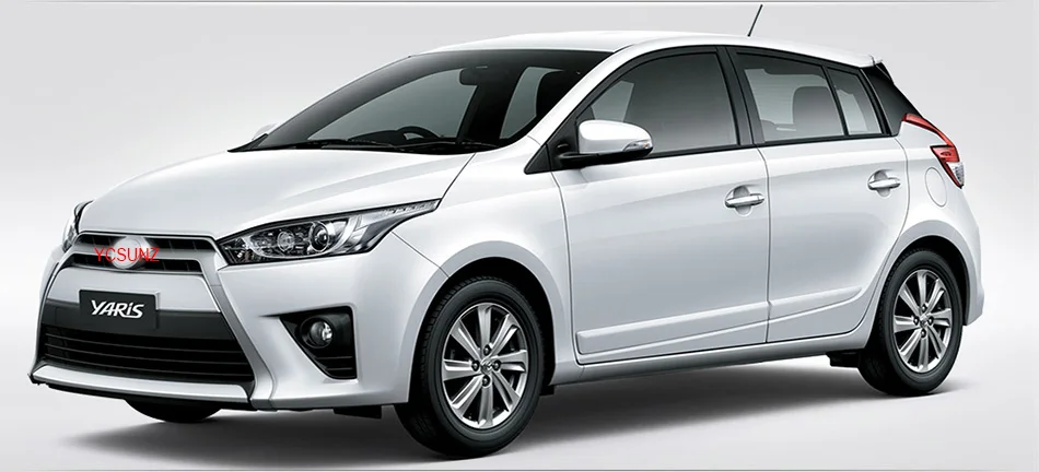 Крышка чаши дверной ручки для Toyota Yaris L хэтчбек 2014 2015 2016 хромированные крышки рамы