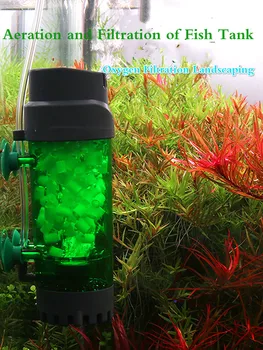 

Multifunction aquarium accessories aquarium filter oxygen for fish tank air bubble stone air rise air pump for fish