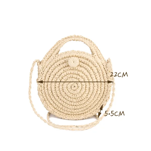SWDF квадратный круглый Mulit стиль соломенная сумка сумки женская летняя плетеная Сумка из ротанга ручной работы тканая пляжная круглая Богемская сумочка новая мода