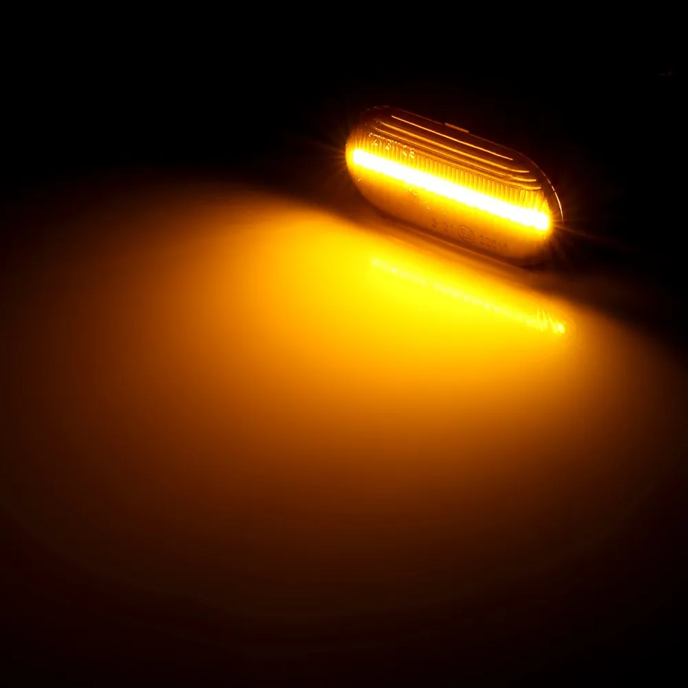 2 шт. Копченый Светодиодный Боковой габаритный фонарь, указатель поворота, янтарный свет для NISSAN interstar kubistar SMART 453 FORTWO LEAF