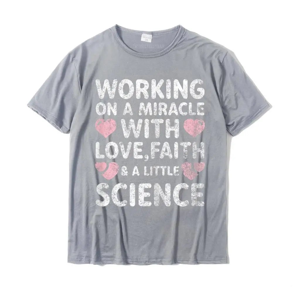 Party T Shirts Coupons Crew Neck Summer Cotton Fabric Men T Shirt Cool Short Sleeve T Shirts Free Shipping Womens Positive IVF Support Transfer Day T-Shirt IVF Gift Shirt T-Shirt__MZ17250 grey