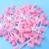 100pcs Disposable Oral Care Sponge Swab Tooth Cleaning Mouth Swabs With Stick Sponge Head Cleaning Cleaner Swab 4