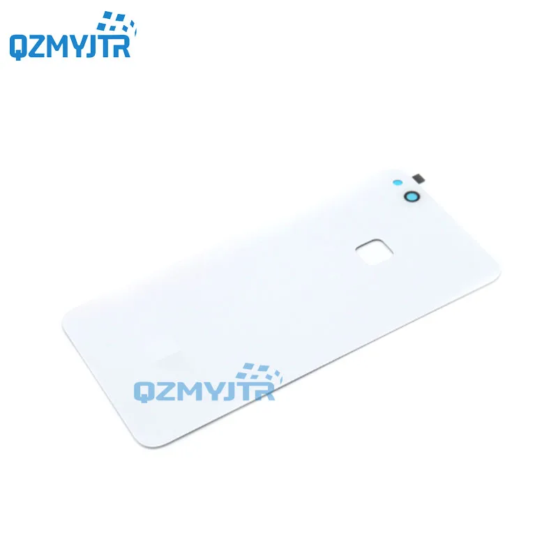 back cover white Замена для Huawei P10 Lite/Nova Lite средняя рамка Передняя Крышка корпуса lcd безельные шасси+ задняя крышка батареи стеклянная дверь - Цвет: back cover white