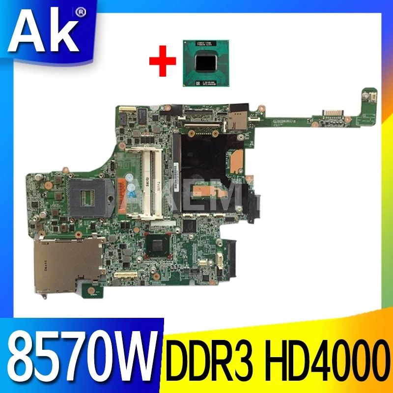 AK 690643 001 материнская плата для ноутбука Hp Elitebook 8570W DDR3 HD4000 J8A с графическим