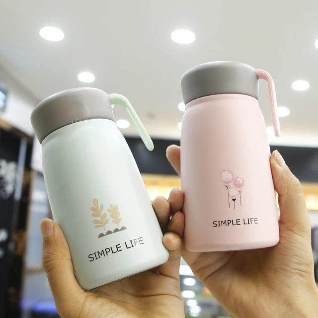 Style Flask Thermos Cup With Straw Ins Style Water Bottle 304