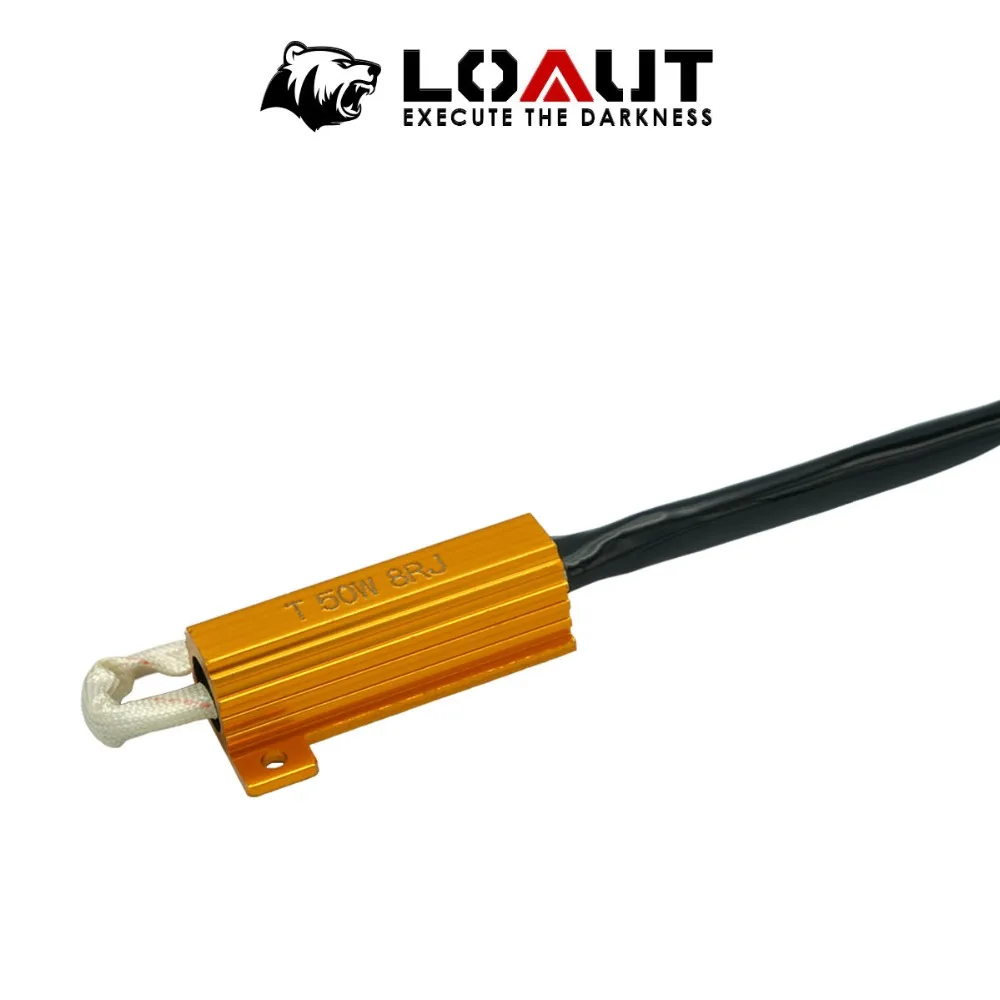 JGAUT 50 Вт 8RJ декодер для фокуса double load резистор Canbus H4 9007 H13 светодиодный преобразования компенсаторы без мерцания проводки