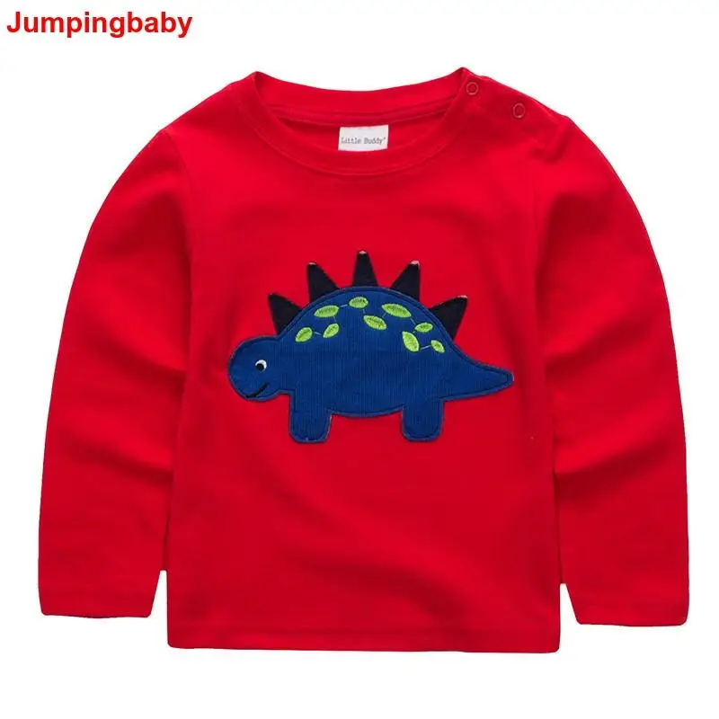 Jumpingbaby топы для мальчиков 2019 детские футболки детская одежда детей