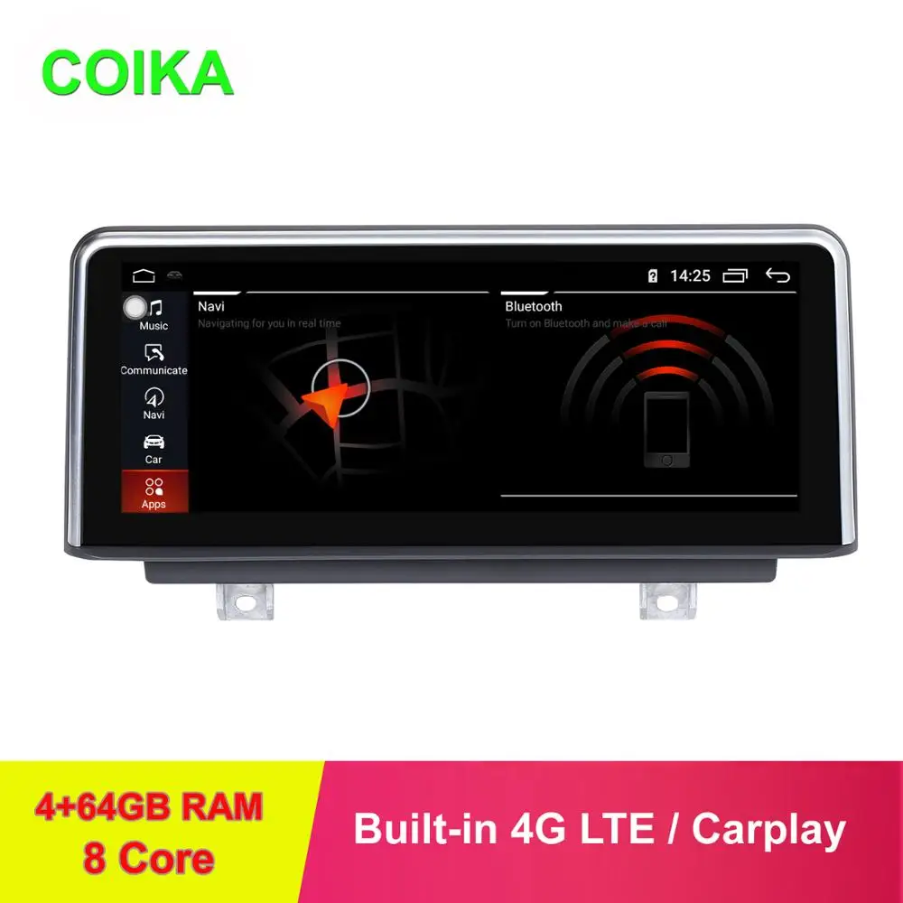 COIKA DVD плеер 8-ядерный Процессор Android 9,0 Системы автомобиля gps для BMW F22 F45 F46 F87 2013- Сенсорный экран стерео ips WI-FI BT Google